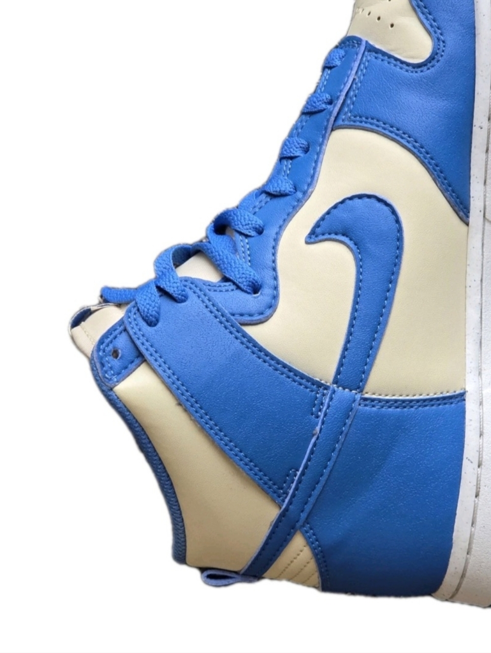 Nike Dunk High NN Next Nature Light Khaki Star Blue Limited FV5960-201 Wmns Sz 9 - Picture 7 of 14